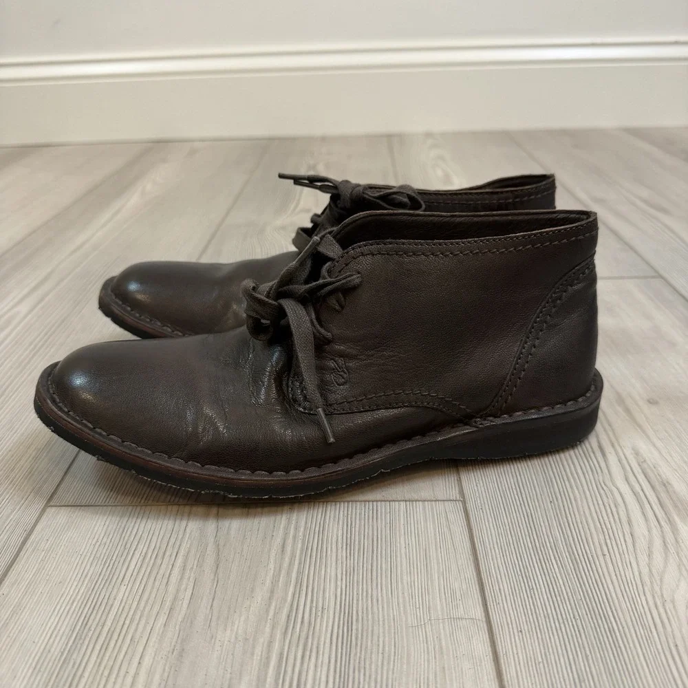 John Varvatos Star USA Hipster Chukka Boots Leather | F505k4d Sz 7 Brown Lace Up